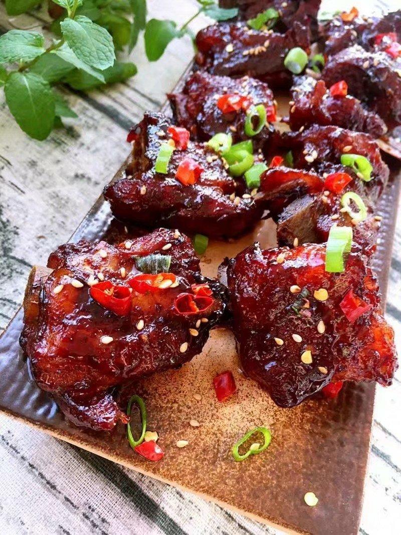 王筱沐做的辣烤排骨