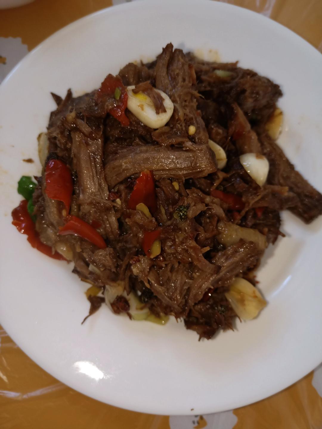 【简易】麻辣孜然牛肉干