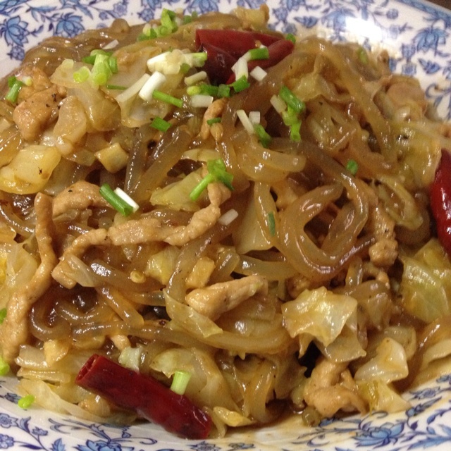 泡菜苕粉肉丝