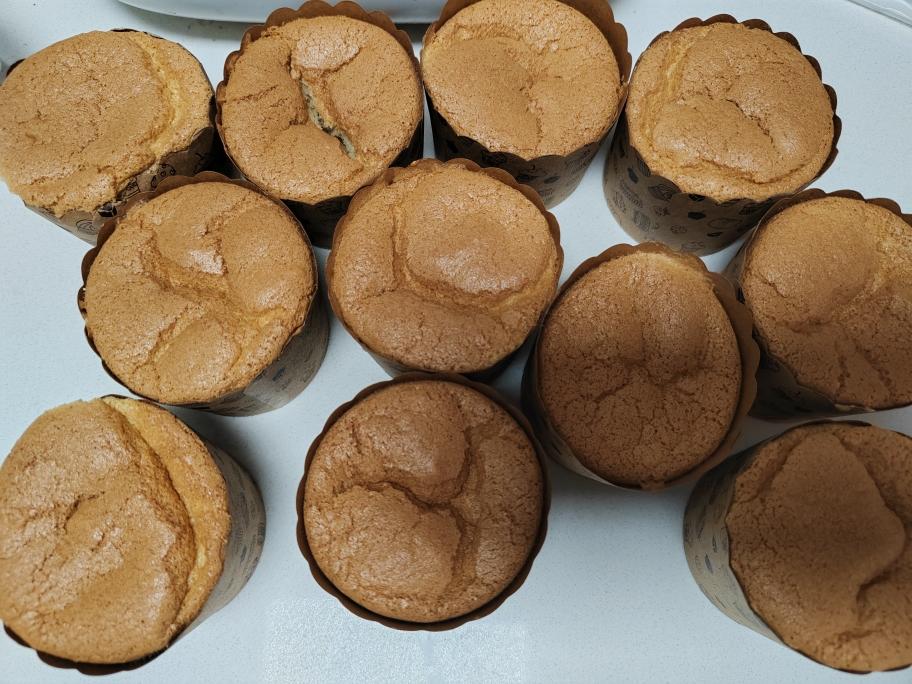纸杯蛋糕 8寸戚风蛋糕的量