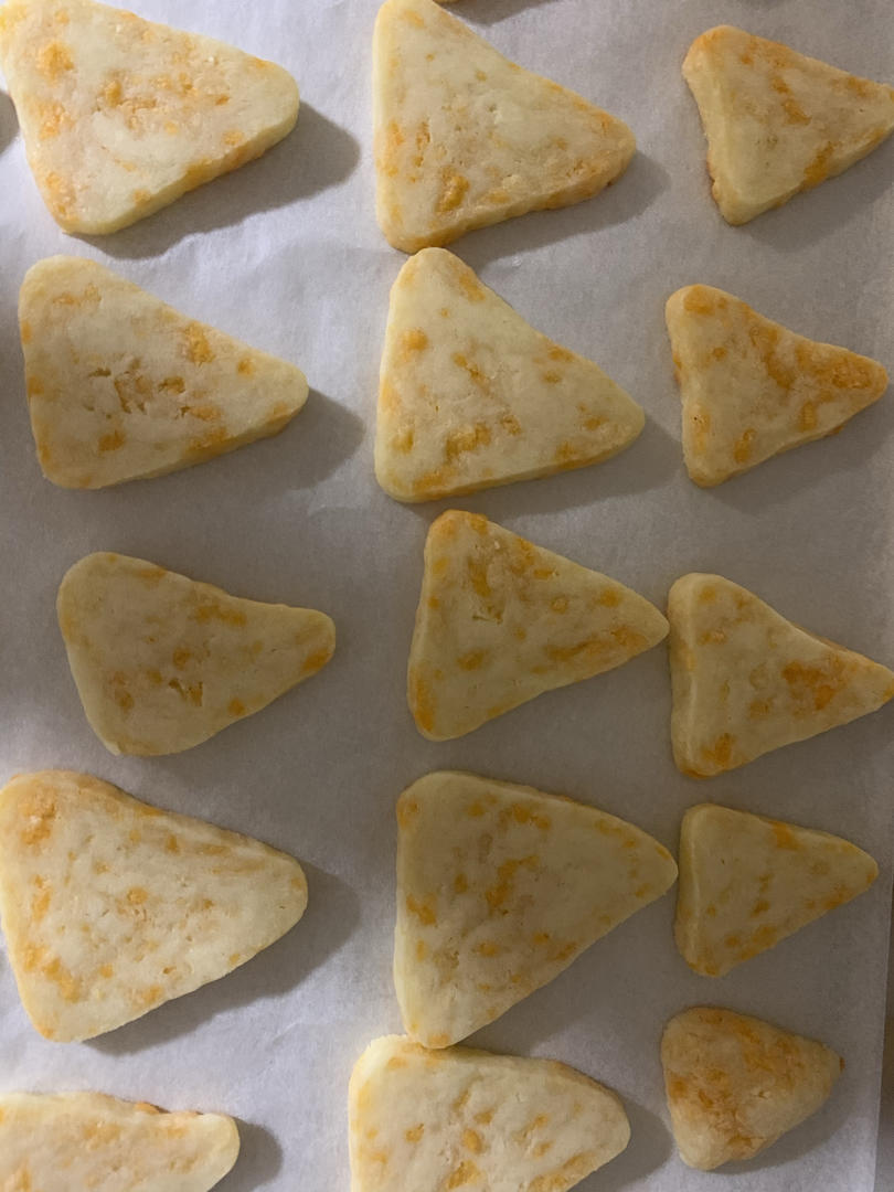 免打发❗️零失败❗️黄金芝士咸味饼干❗️
