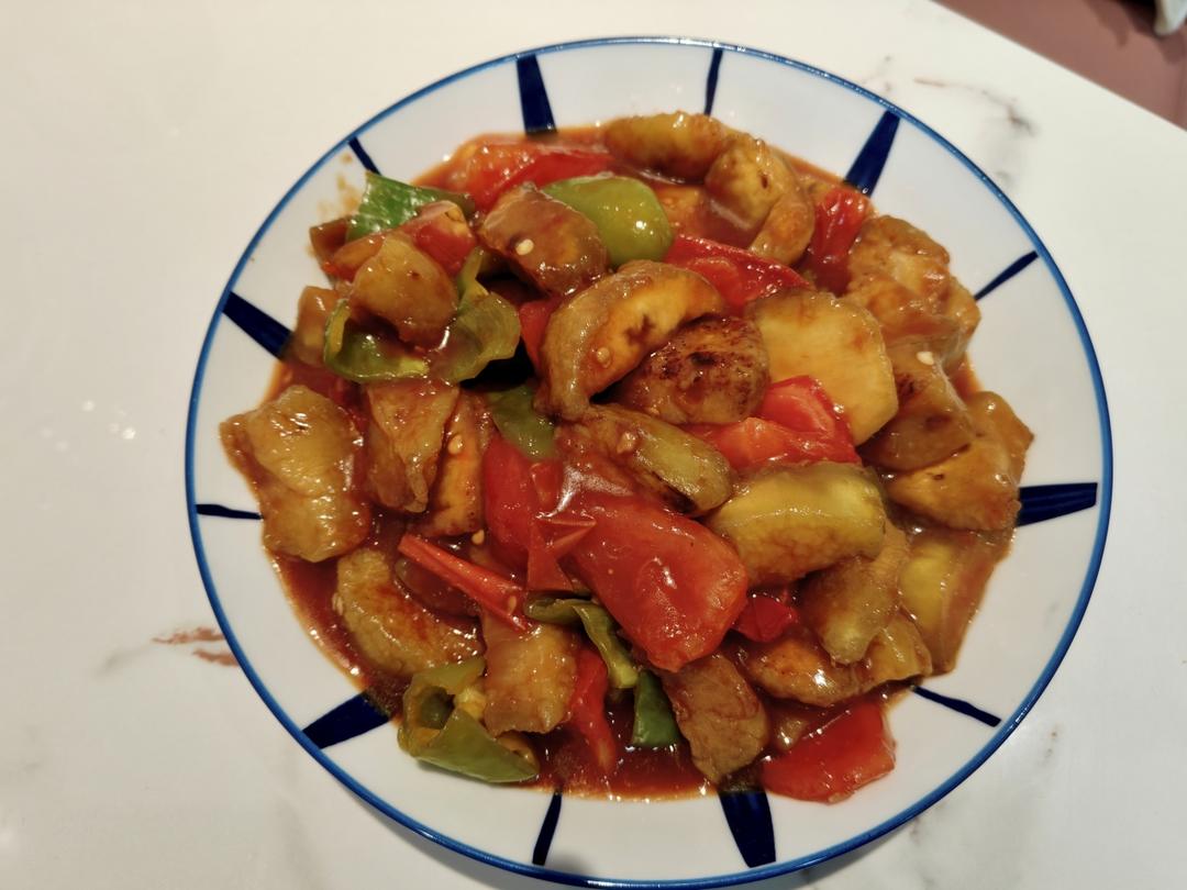 西红柿炖茄子