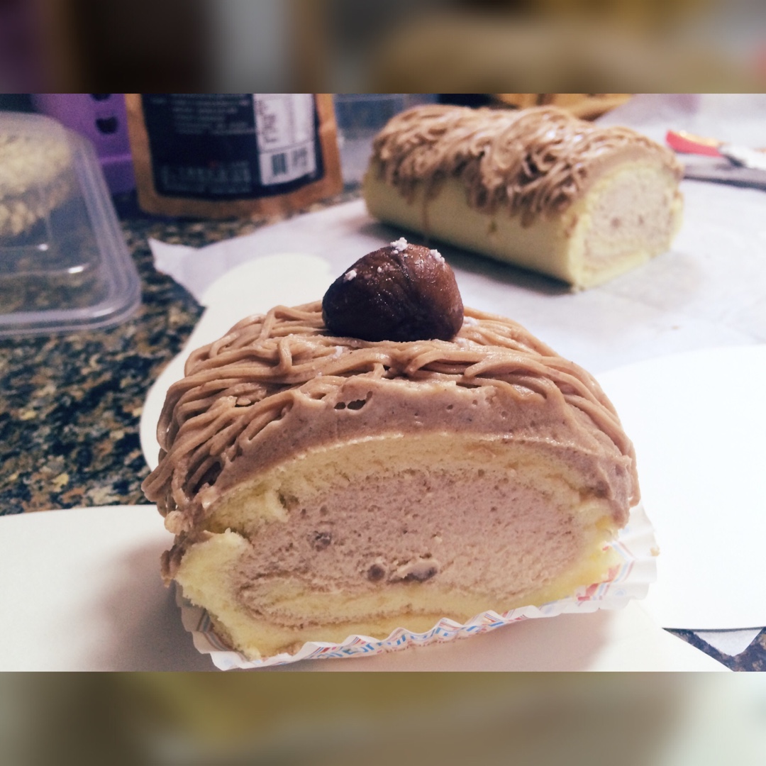 蒙布朗蛋糕卷