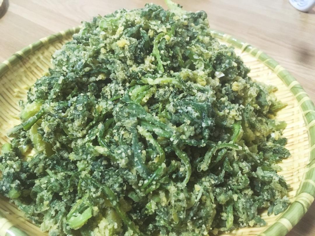 粉蒸茼蒿