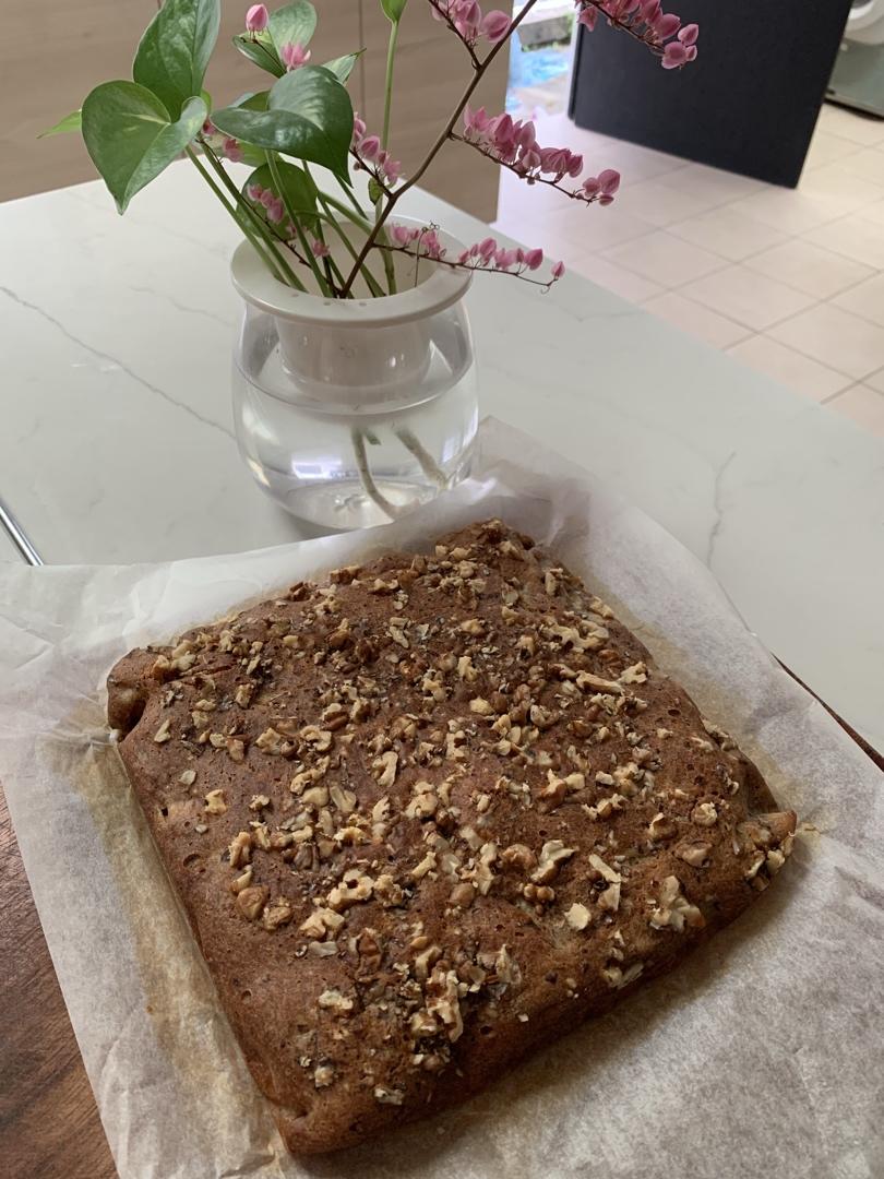 香蕉核桃蛋糕（低油少糖健康版）