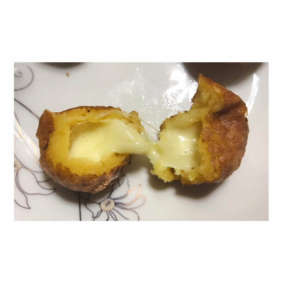 红薯系列——夹馅红薯丸子（奶酪）