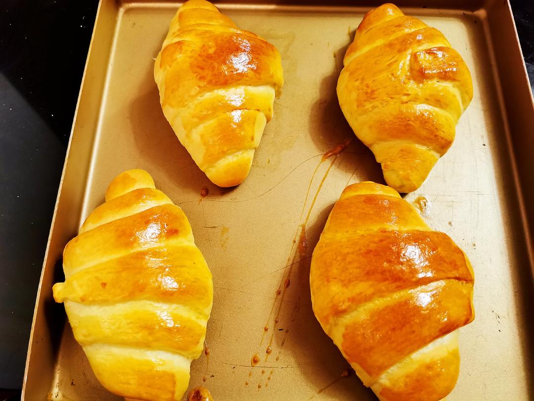 日式海盐可颂（咸可颂）-无需开酥，零失误的网红面包