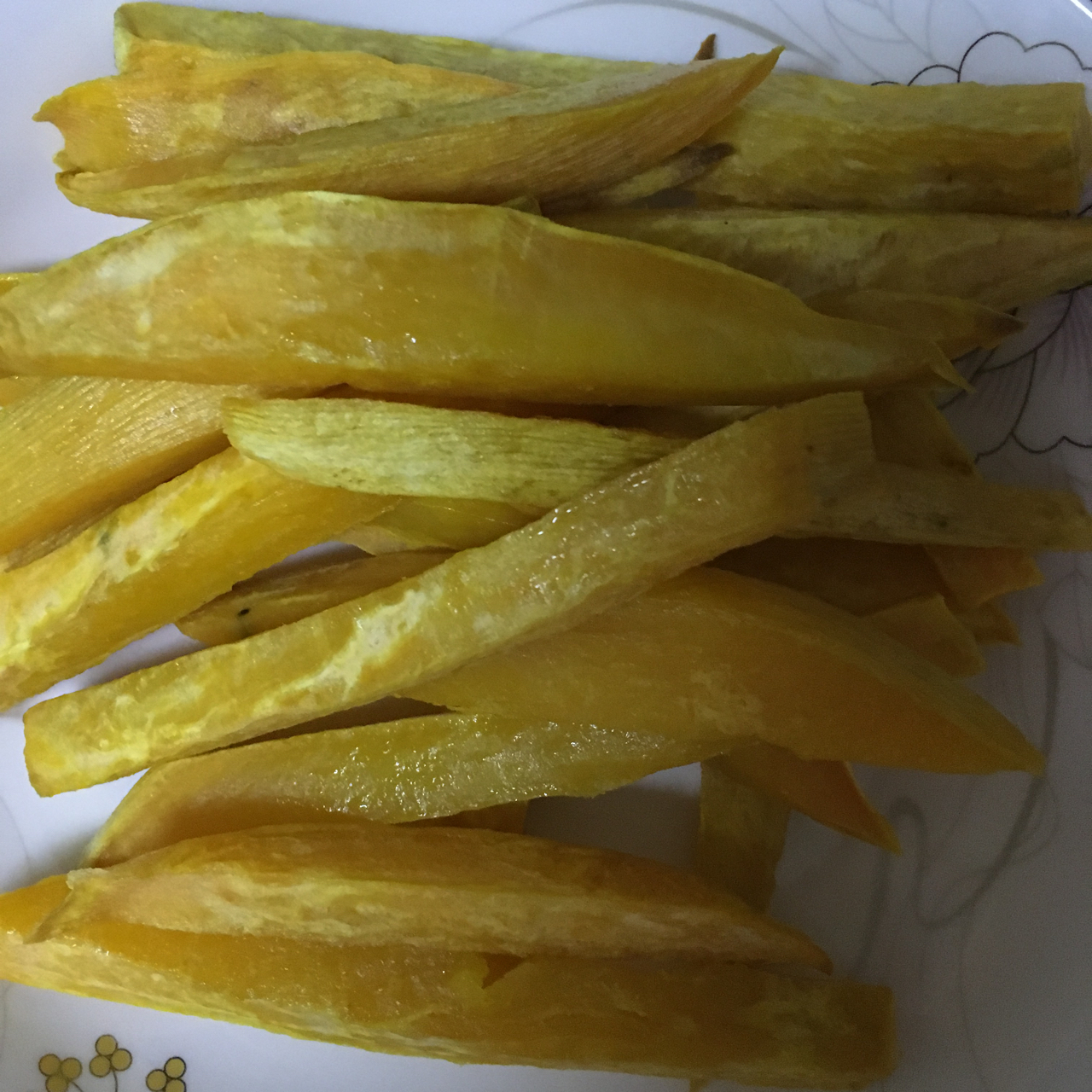 橄榄油焗红薯条