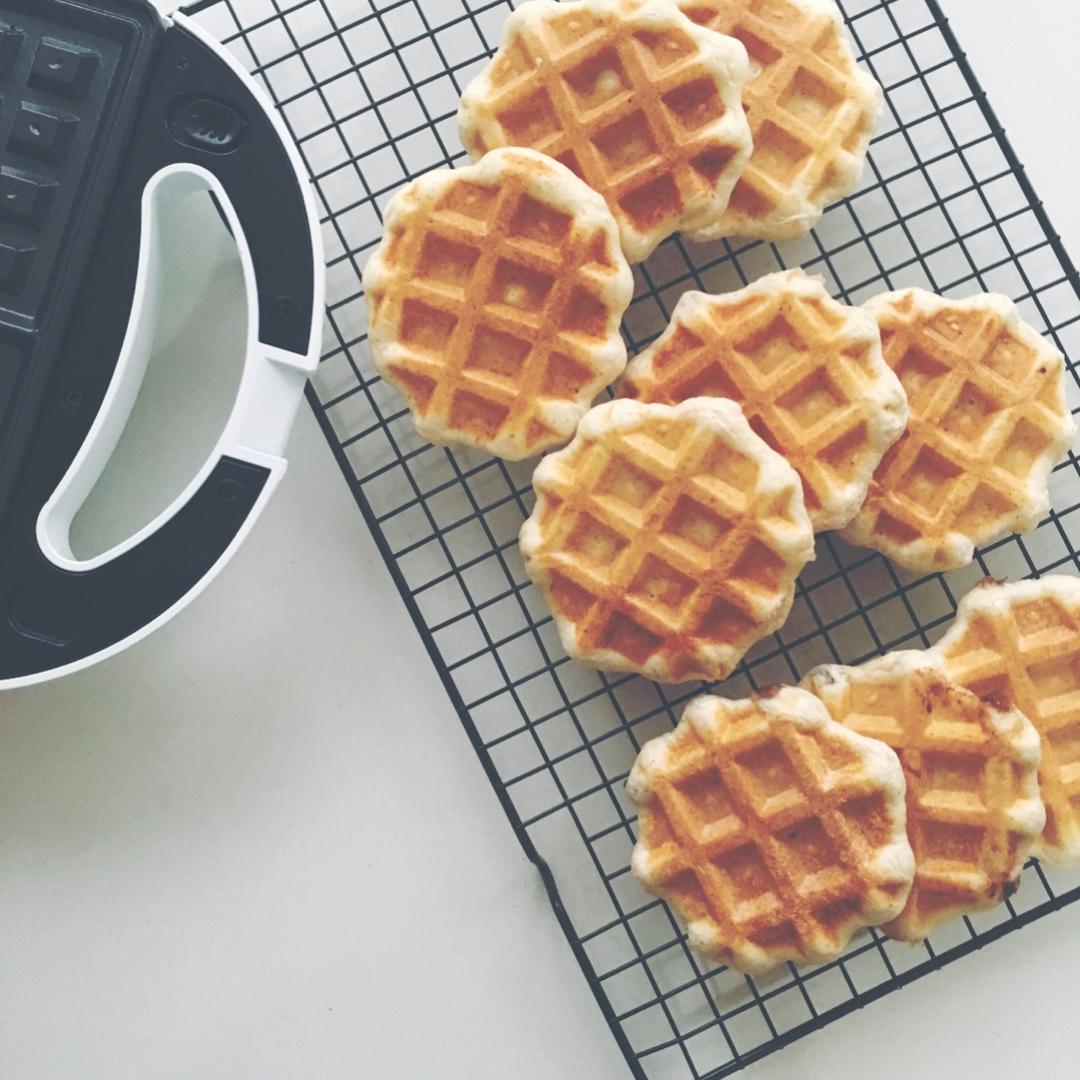 肉松夹心黑麦面包华夫饼（低糖油）