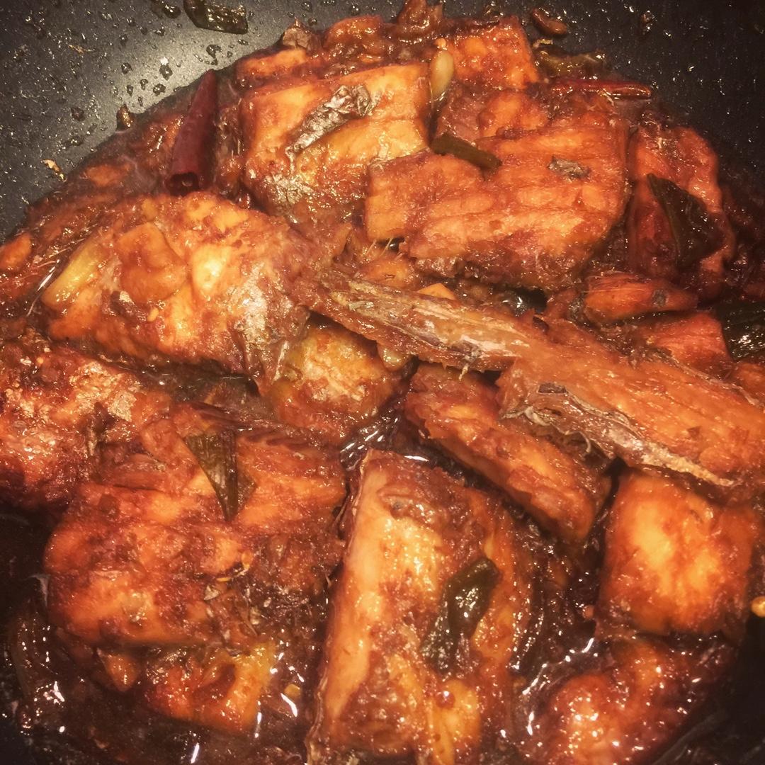 红烧带鱼（少油版）