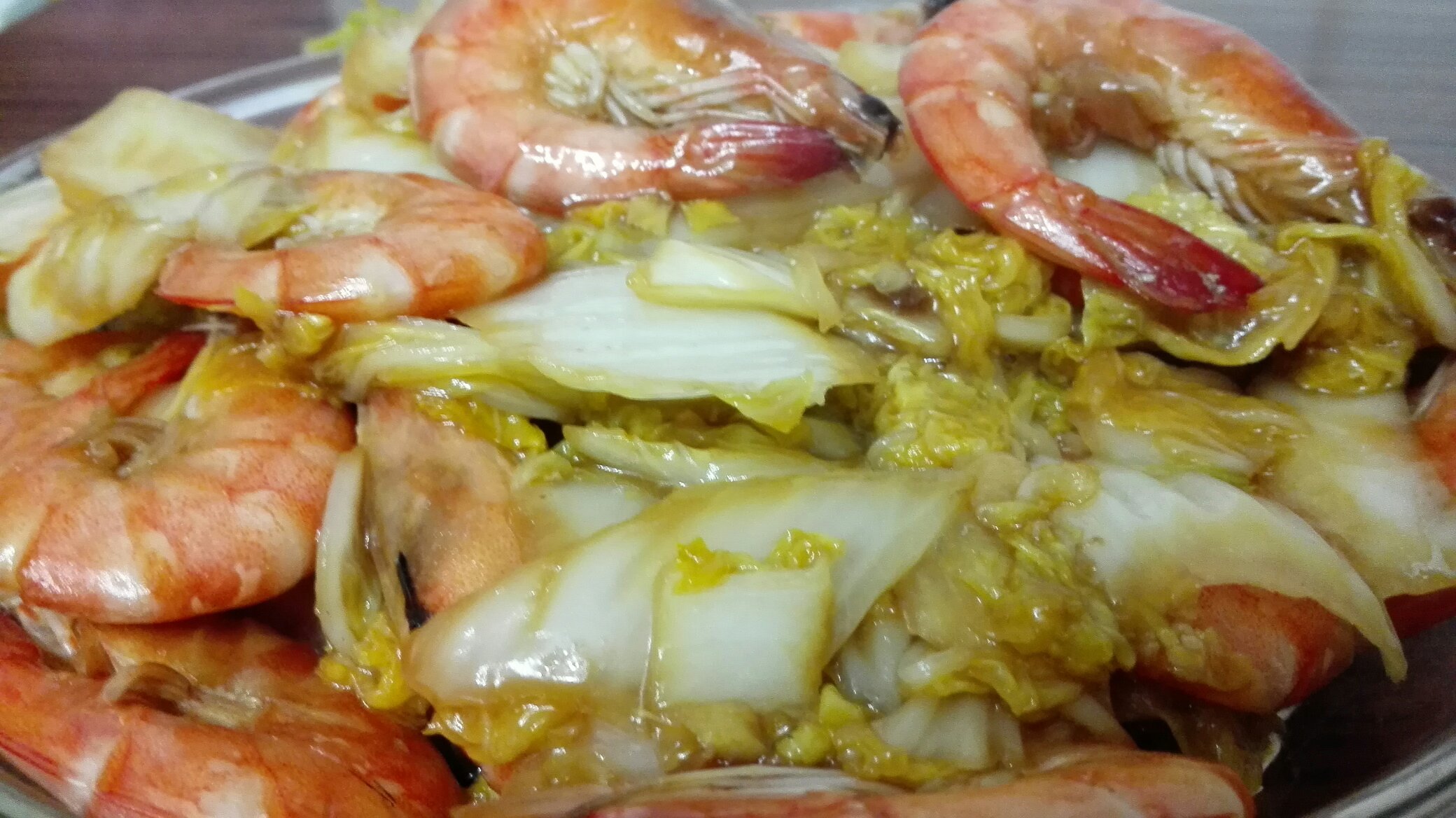 大虾烩白菜的做法 步骤5