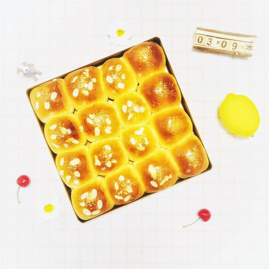 奶黄小餐包-一次发酵超好吃（附快手奶黄馅制作方法）