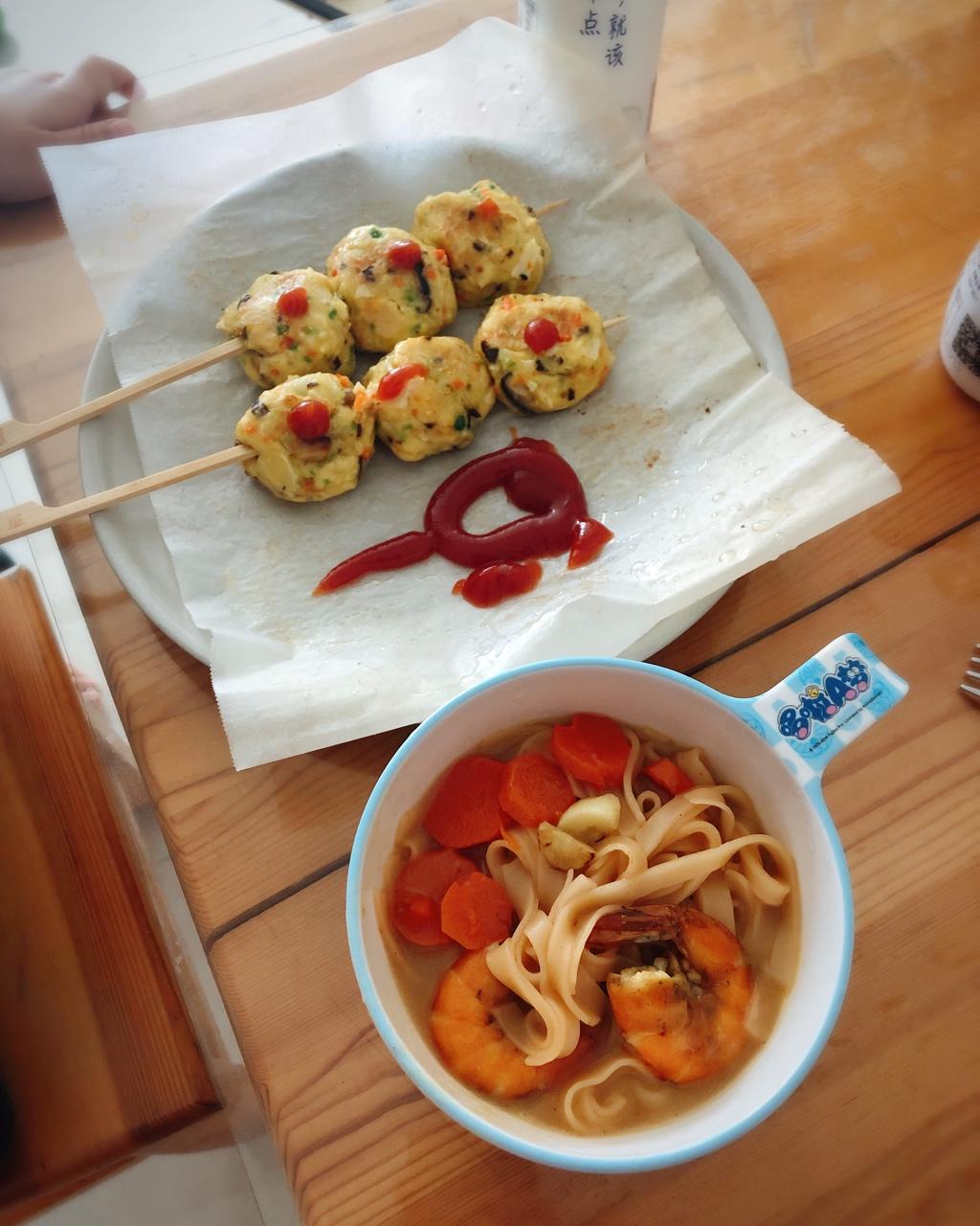 烤豆腐蔬菜丸子（章鱼烧烤板）