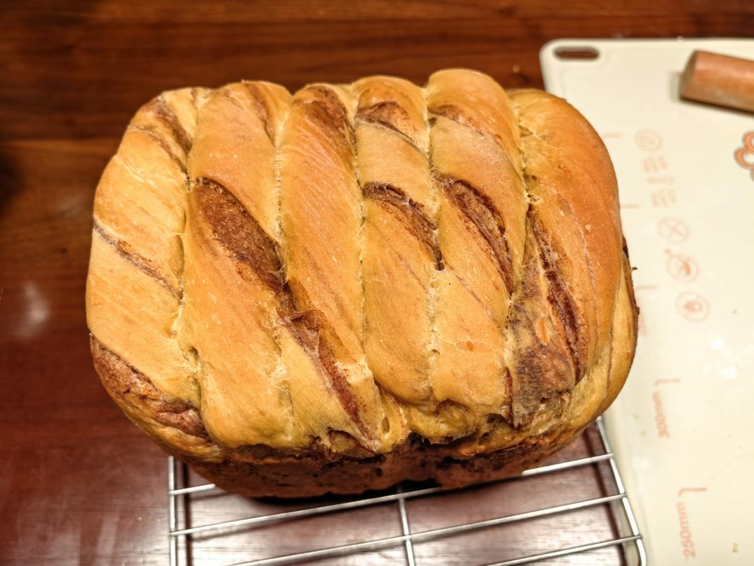 柏翠面包机-超软拉丝吐司面包一次性发酵