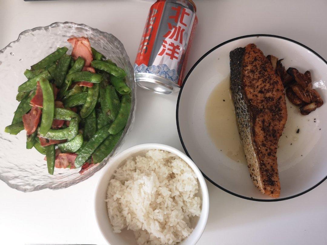 香煎三文鱼