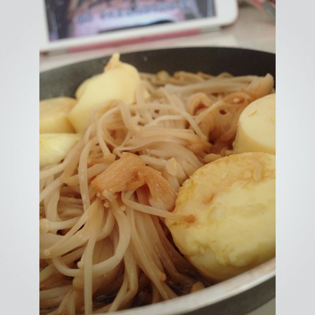 超级下饭菜--金针菇日本豆腐