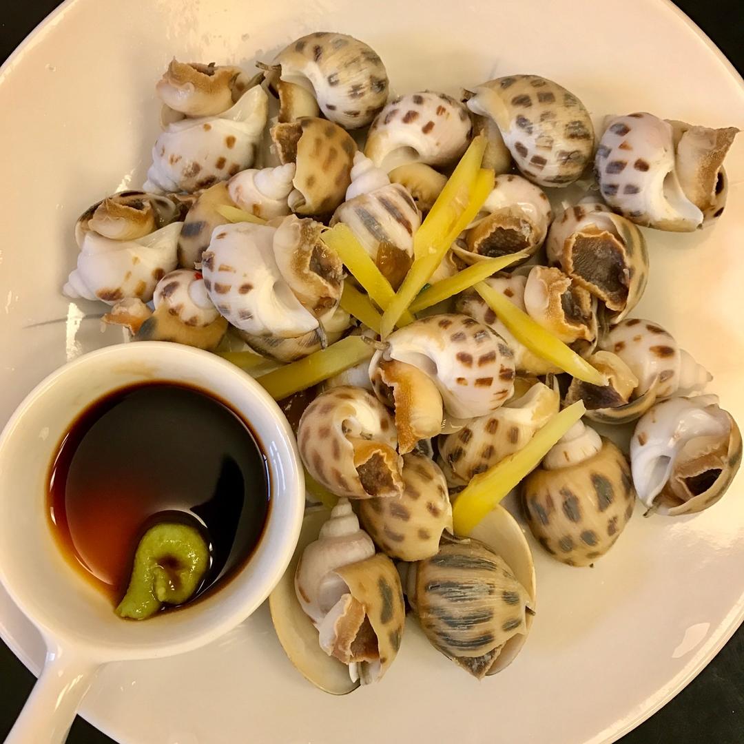 bubblehwang做的白灼花螺