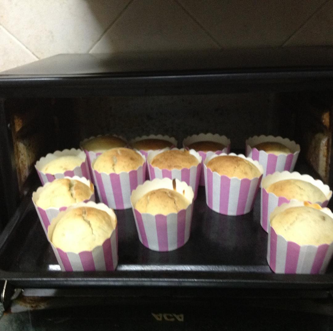 马芬 纸杯蛋糕cupcake香蕉松糕