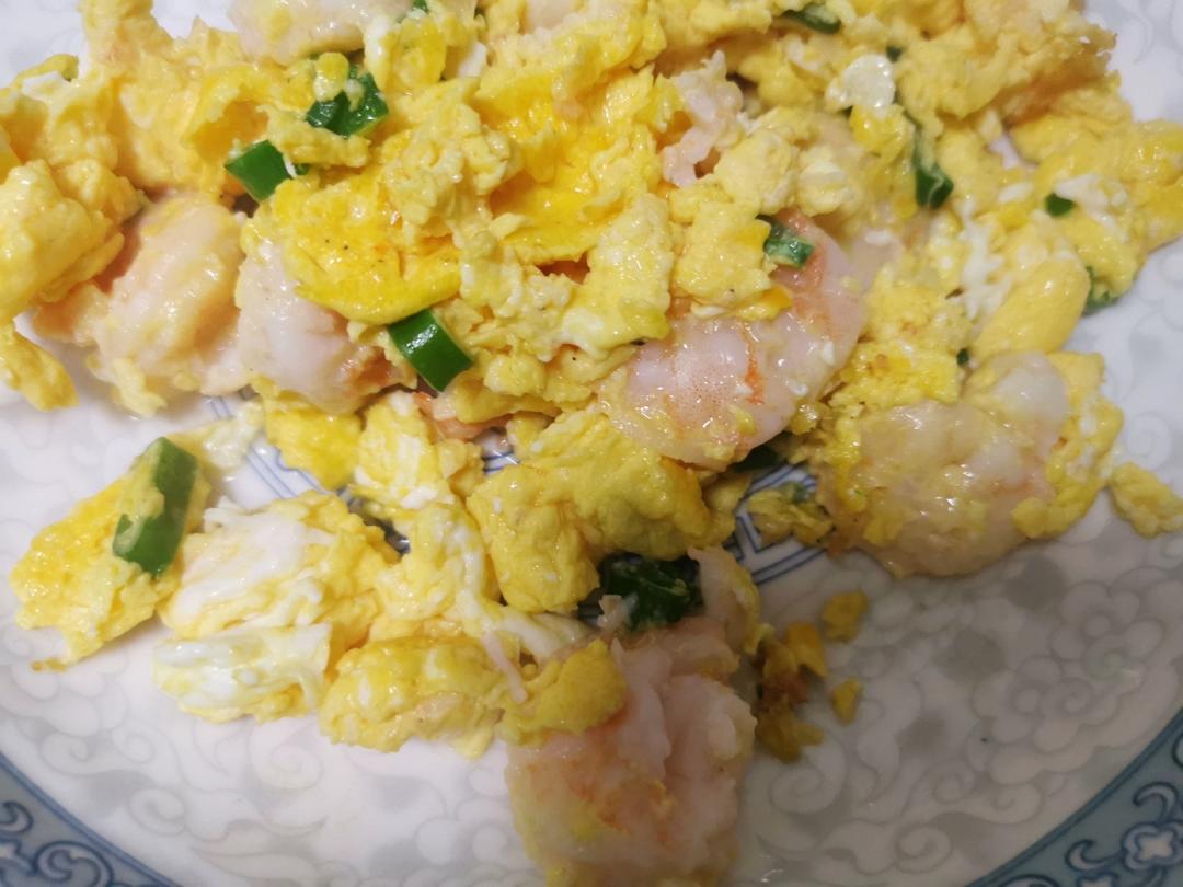 虾仁滑炒鸡蛋