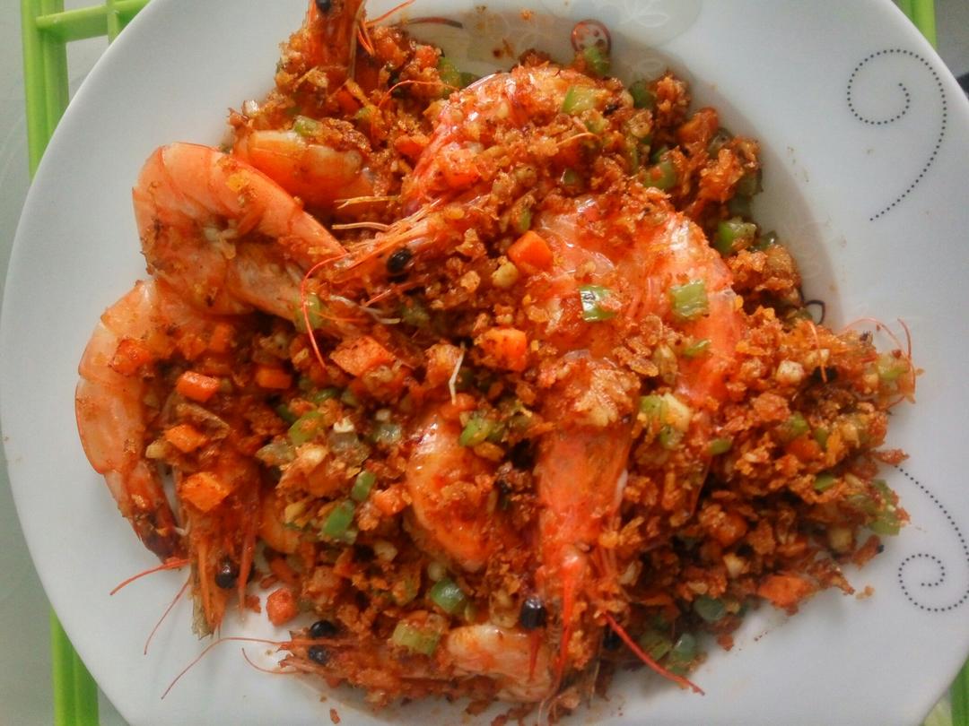 避风塘炒虾