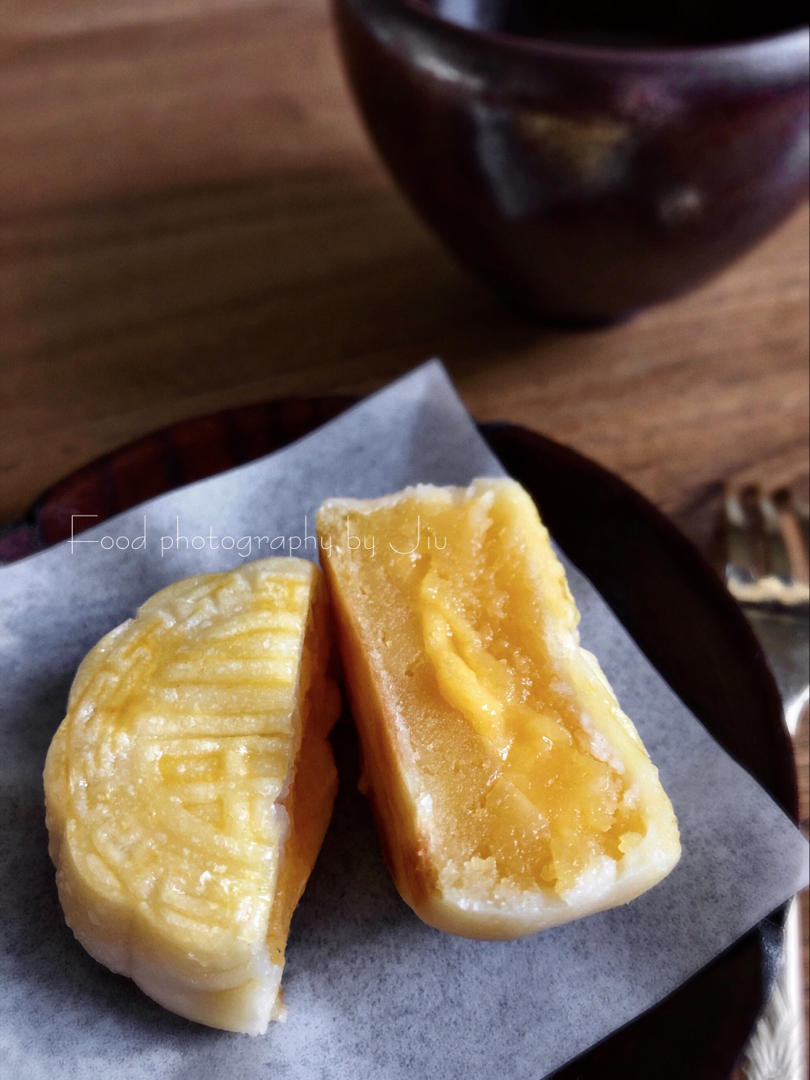 流心奶黄月饼（无吉士粉/转化糖浆版本）【曼食慢语】