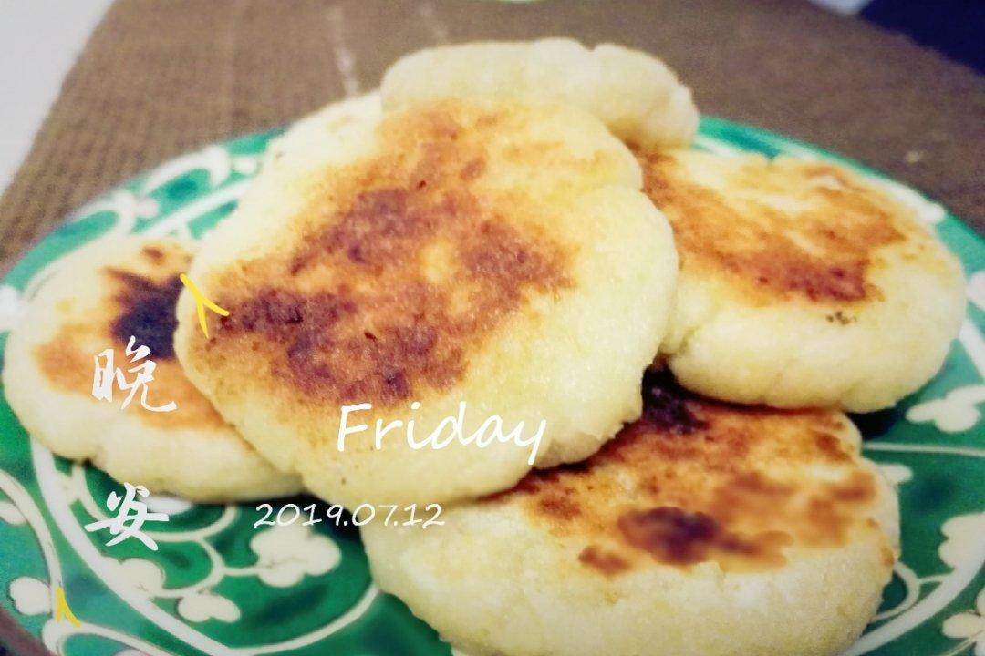 松软香糯的豆渣糯米饼🥞