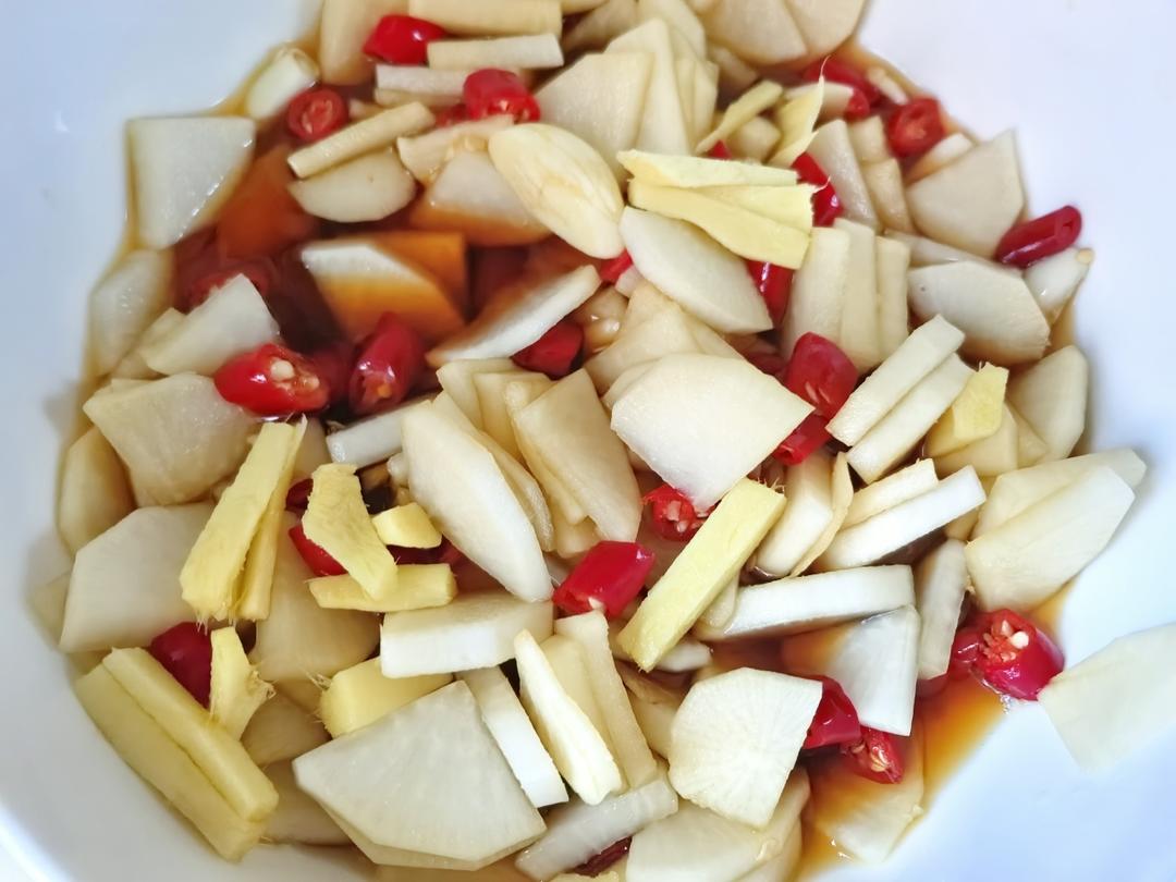 爽口开胃腌萝卜片