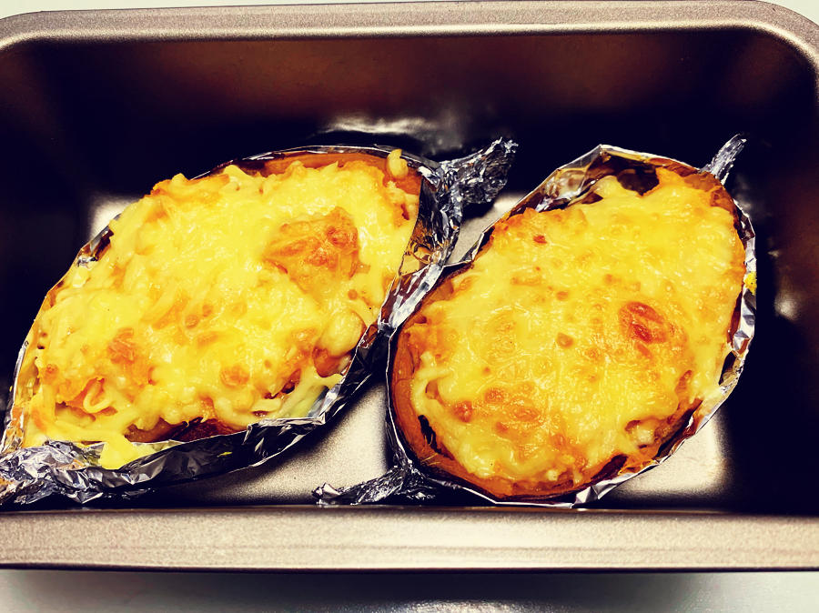 奶香芝士焗红薯