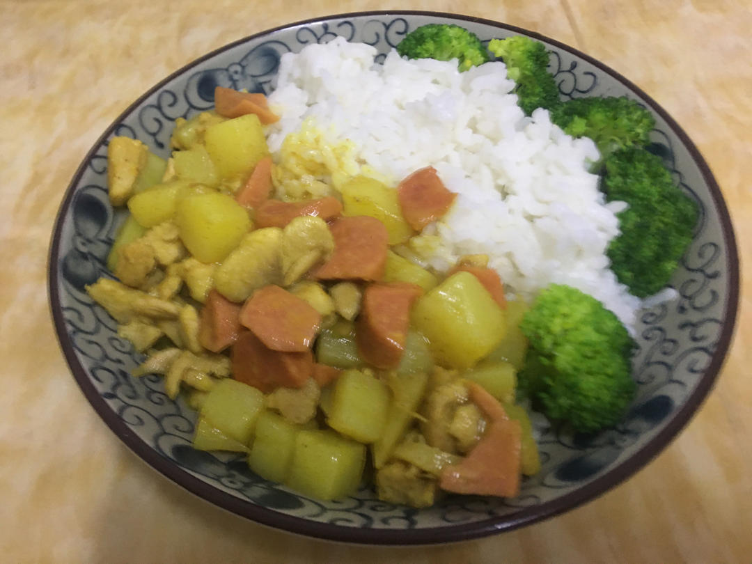 咖喱鸡肉饭