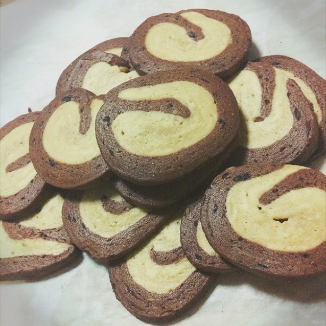 摩卡双色饼干