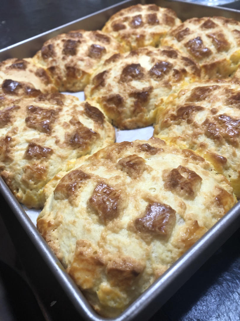 水合法一发酥皮菠萝包