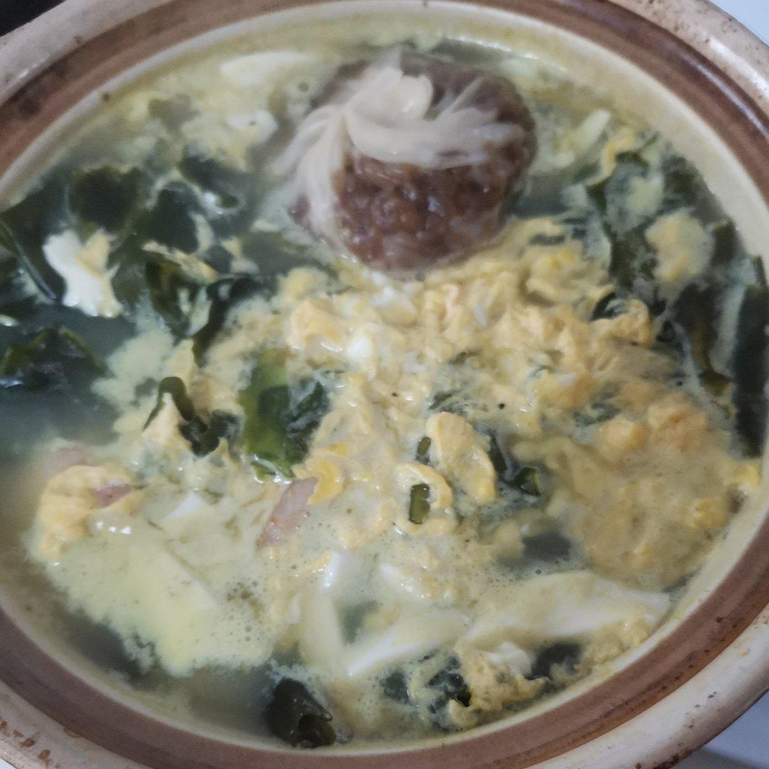 孩子增高汤 | 虾仁豆腐裙带菜汤
