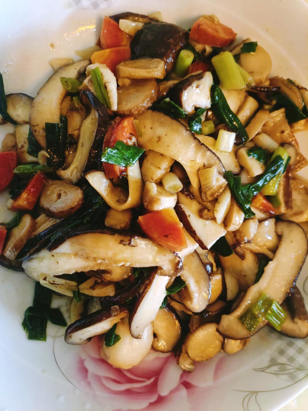 🔥低脂美味～比肉还好吃的爆炒香菇