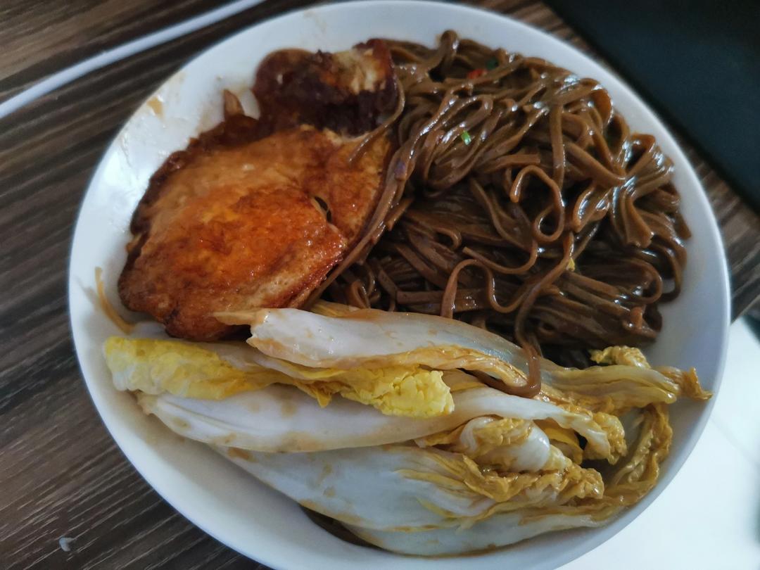 减脂荷包蛋焖荞麦面