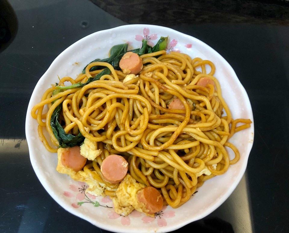 🔥爆好吃的黑椒虾仁炒乌冬面㊙️吃一口就沦陷❗️