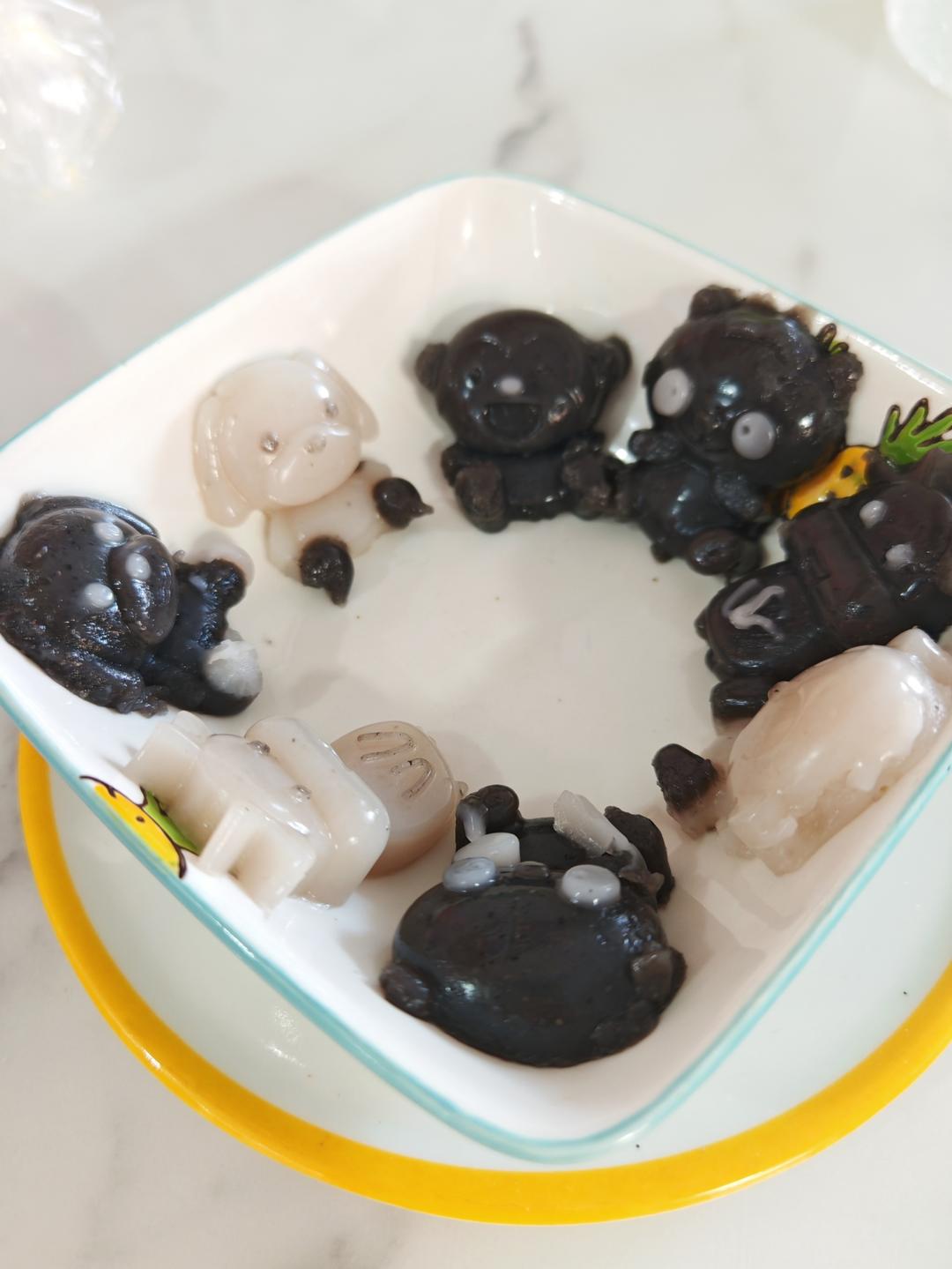 绝配的黑芝麻椰汁卷/黑白芝麻卷