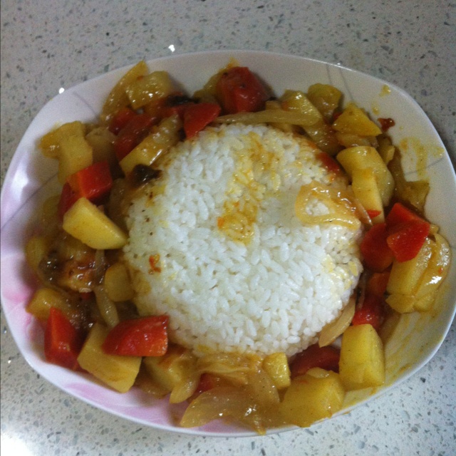 咖喱鸡饭