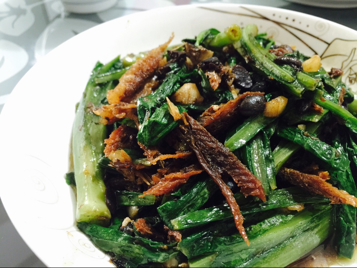 豆豉鲮鱼油麦菜