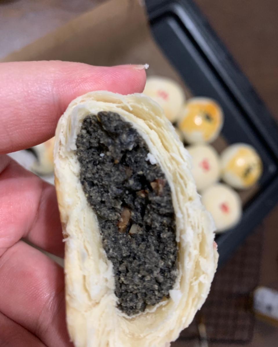 芝麻椒盐牛舌饼（北京小吃）