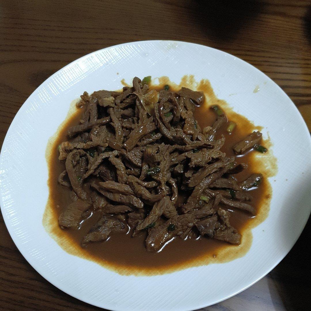 葱爆羊(牛)肉