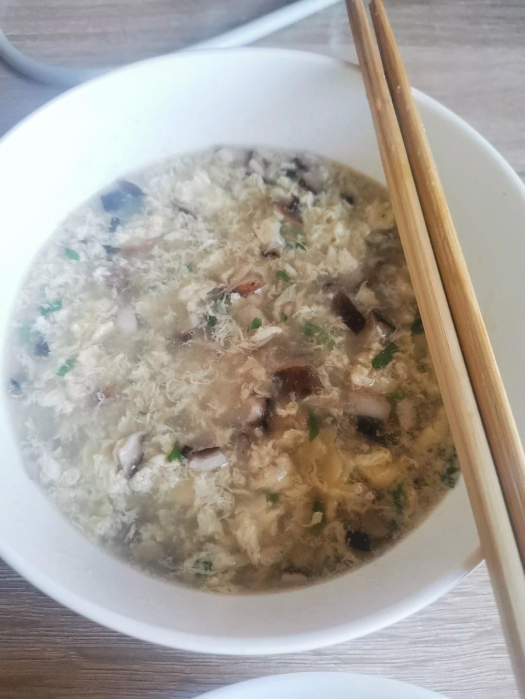 香菇鸡蛋汤