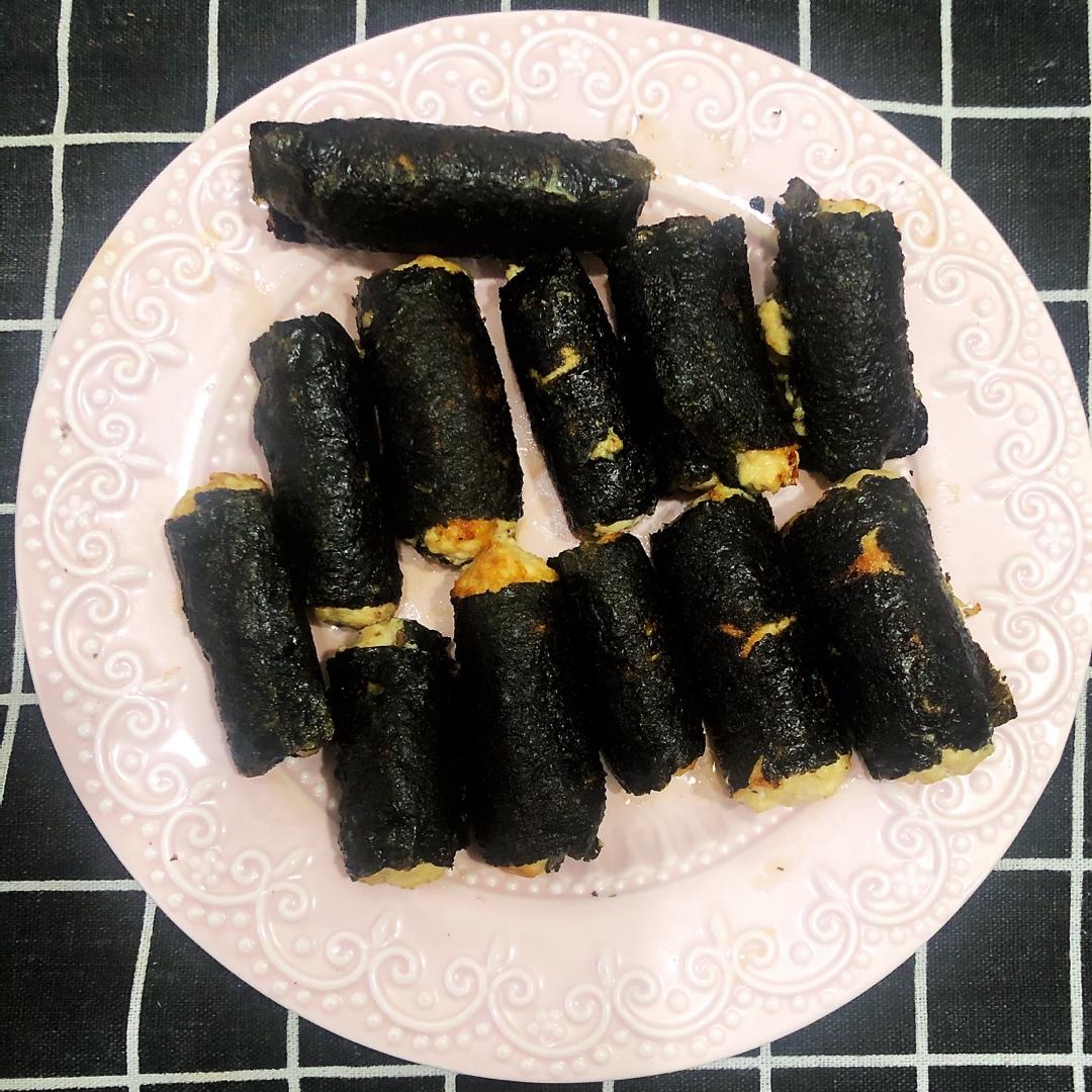 减脂神器鸡胸肉紫菜卷