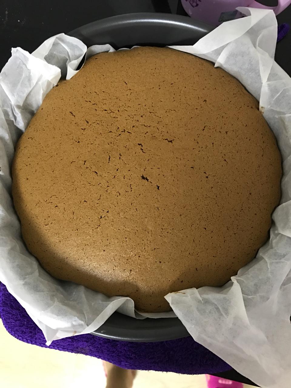 不易消泡的8寸可可戚风