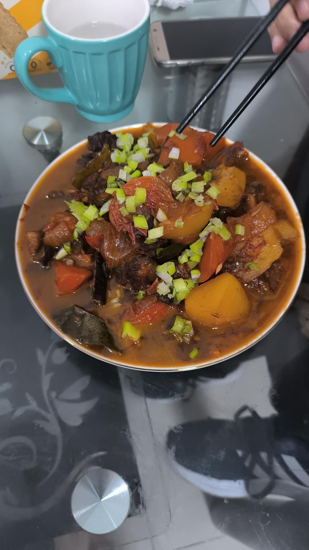 番茄土豆炖牛腩