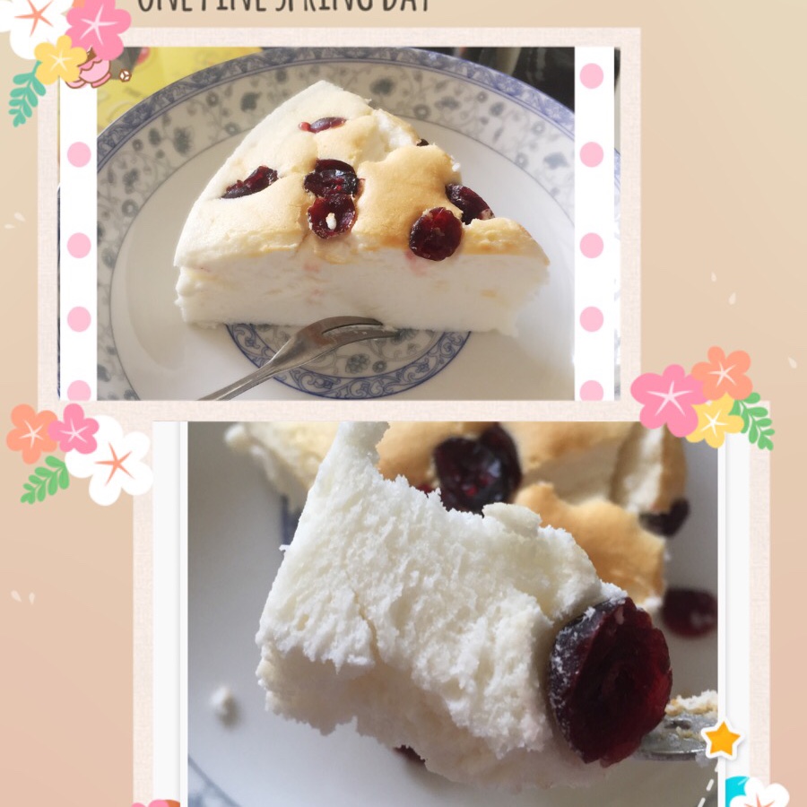 消耗蛋白--软糯棉花糖蛋糕（无油低脂）