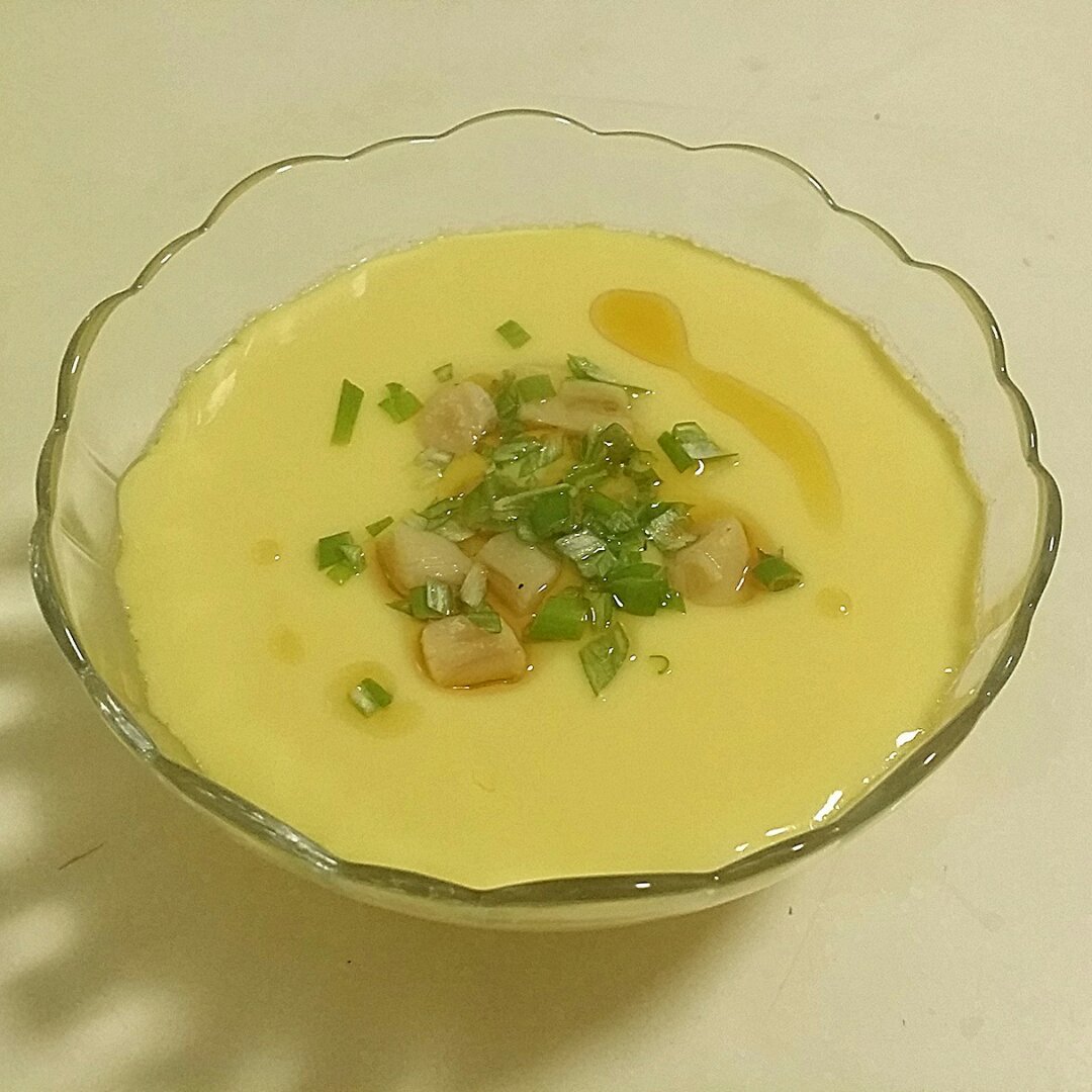 白泽做的干贝炖蛋