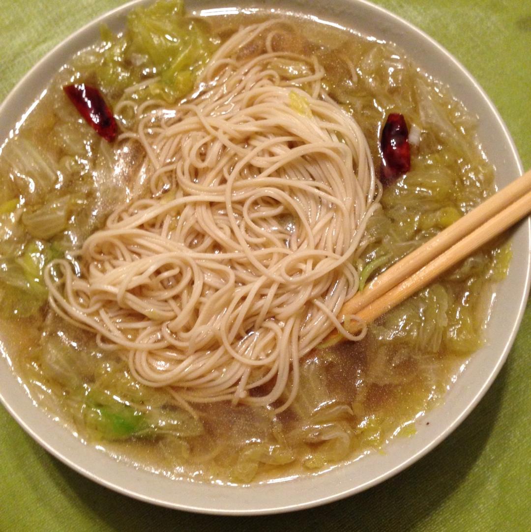 一碗热汤面