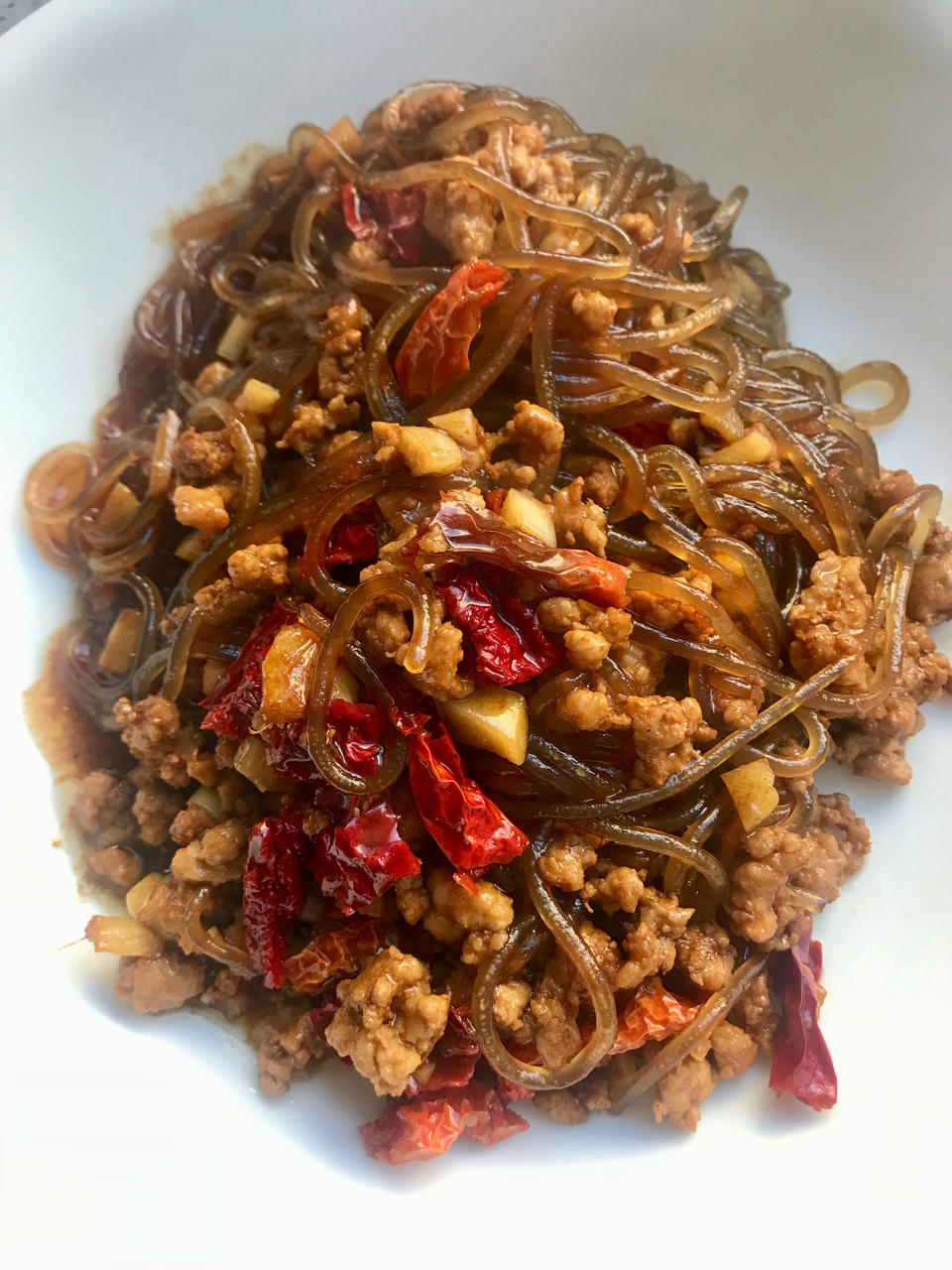 蚝油肉沫粉丝煲