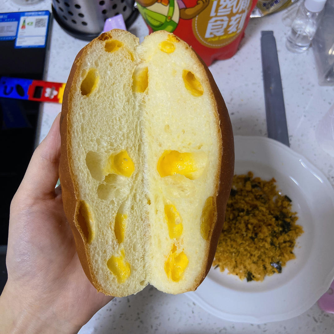 肉松芝士排包
