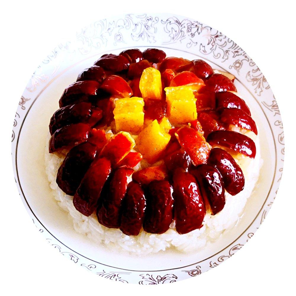 【猪油夹沙八宝饭】古法蒸糯米